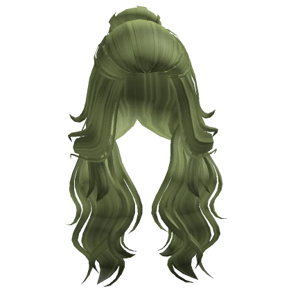 Front Swept Beach Waves in Green