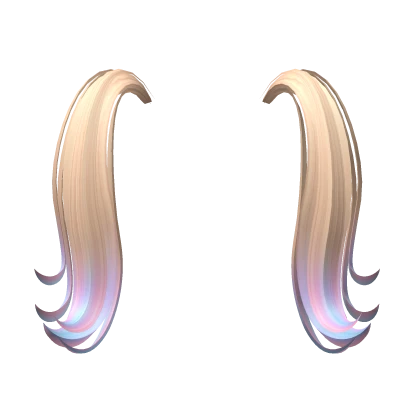 Fluffy Pigtail Extensions in Cotton Candy