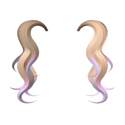 Wavy Pigtails Extension in Cotton Candy