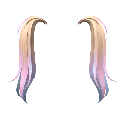 Cotton Candy Pigtails Extension