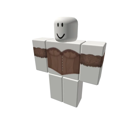 Brown Victorian Corset | Light Academia Aesthetic