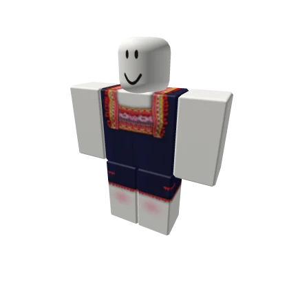 Thai northern blue skirt กระโปรงเด็กอยสีน้ำเงิน 