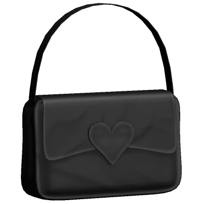 Heart Purse in Black