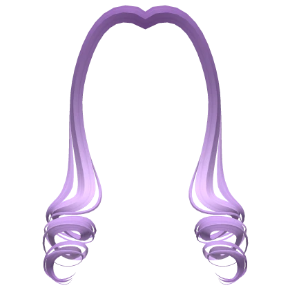 Swirly Bangs in Light Purple