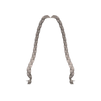 Braided Bangs in Ash Blonde