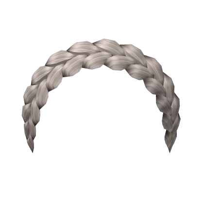 Ash Blonde Preppy Braid Crown