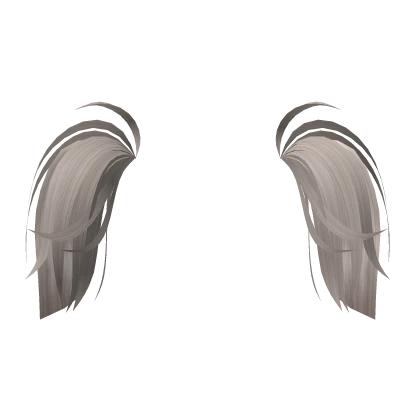 Short Fluffly Pigtails Extension in Ash Blonde