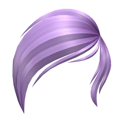 Eye Covering Scene Bangs in Light Purple