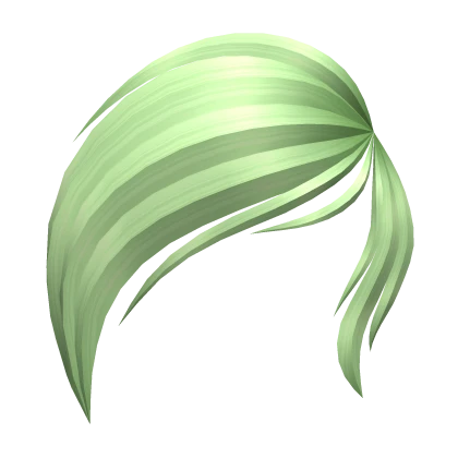 Eye Covering Scene Bangs in Sage Green