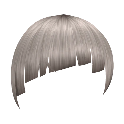 Ash Blonde A line Bangs