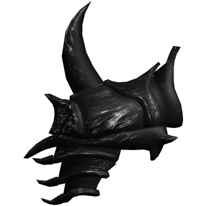 Right Black Demon Shoulder Pauldron