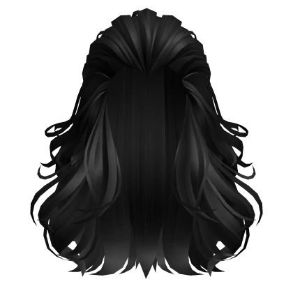 Chaos Witch Wavy Hair in Black