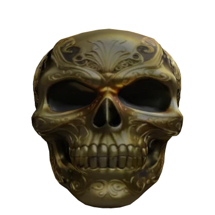 ancient golden skull 💀