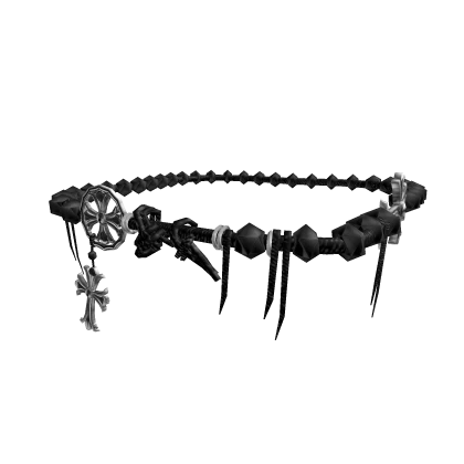 Black Cross Bracelet [L]