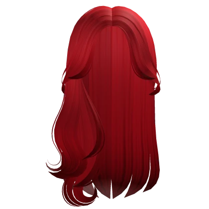 Red Straight Long Hair