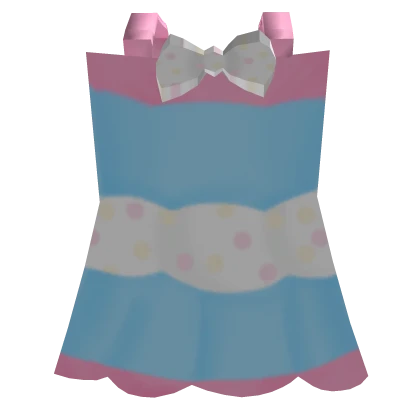  ･ﾟ Pastel blue and pink ice cream dress (R6)