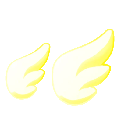 Cartoon Golden Wings