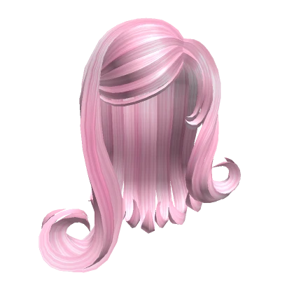 Pink Elegant Coiled Hair