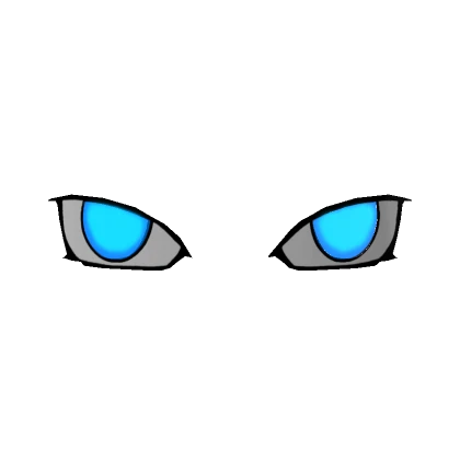 Glowing Chakra Eyes Manga Blue