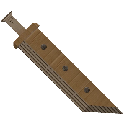 qliz's Huge Cardboard Back Sword