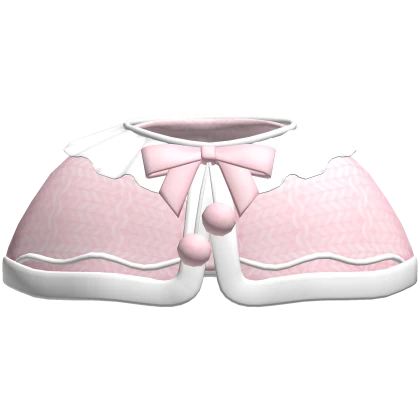 christmas cozy winter shawl (pink)