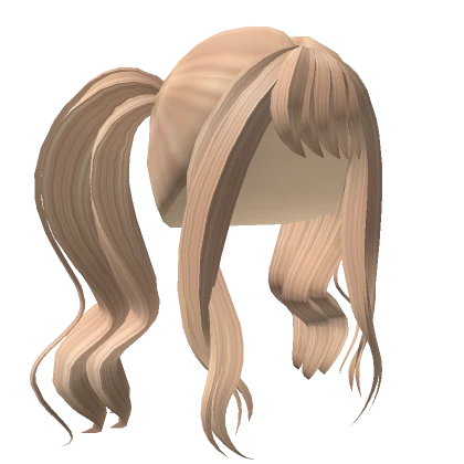 Blonde Long Ponytail Hair