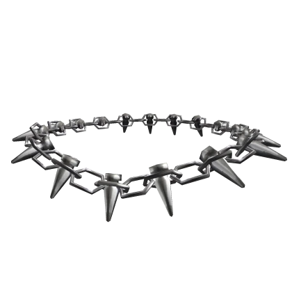 Silver Chrome Choker Chain