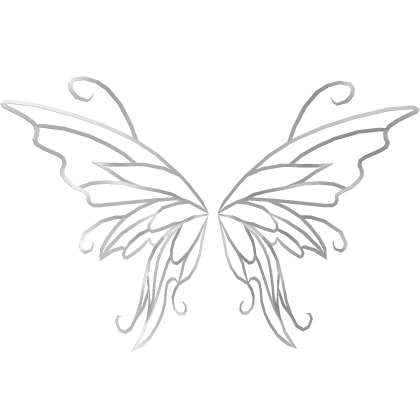 Silver Ethereal Wings
