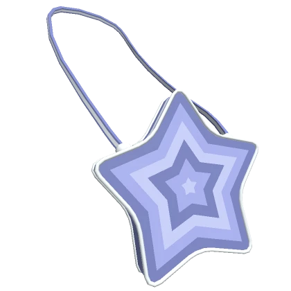 y2k Navy Blue Star Wave Purse