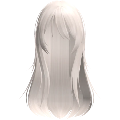 🤍 wispy swept vkei horror hair platinum blonde