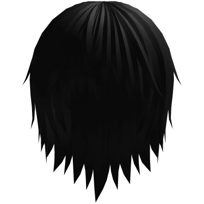 emo scene anime boy hair black moe 