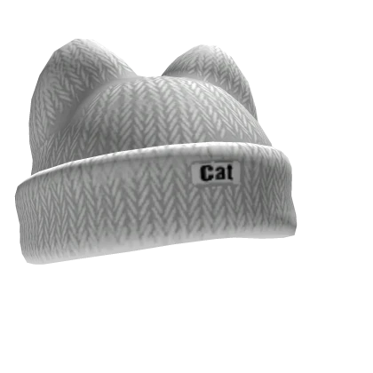 White Cat Beanie