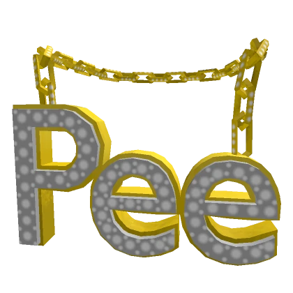 Gold Pee Chain