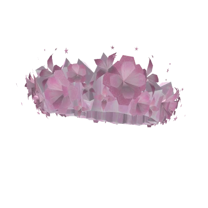 Pink Galaxy Crystal Crown