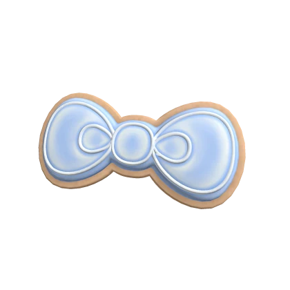 Bow Sugar Cookie - Blue