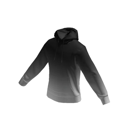 Black/White Gradient Hoodie