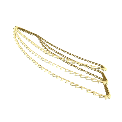 1.0 Girl Golden Triple Body Chain