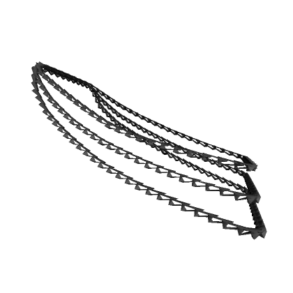 1.0 Girl Black Triple Body Chain