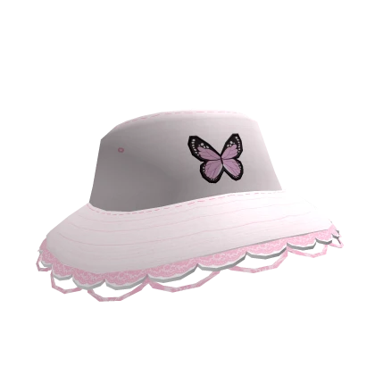 Pink Butterfly Hat