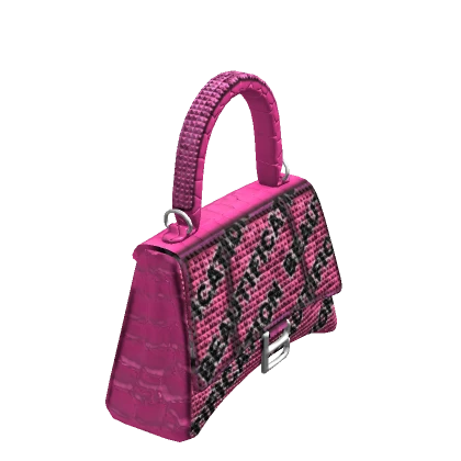 2000's Bling Handbag in Hot Pink