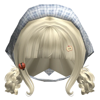 ♡ Coquette Igari Low Braided Pigtails Light Yellow