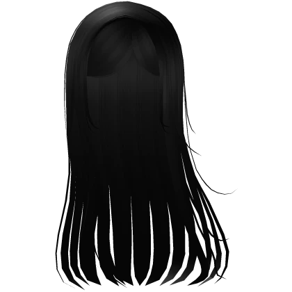 Soft Windy Long Hair in Black