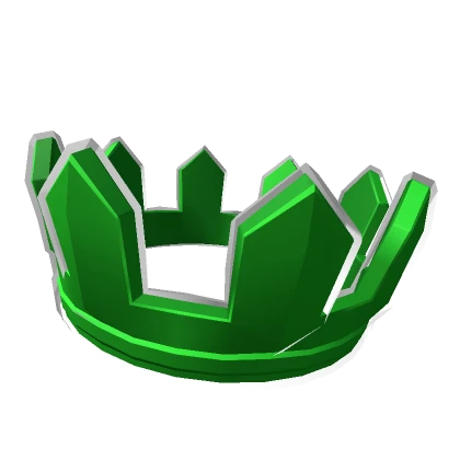 Green Cartoony Crown 