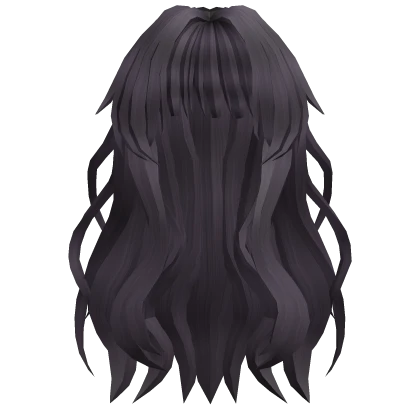 Long Layered Hair - Dark Purple