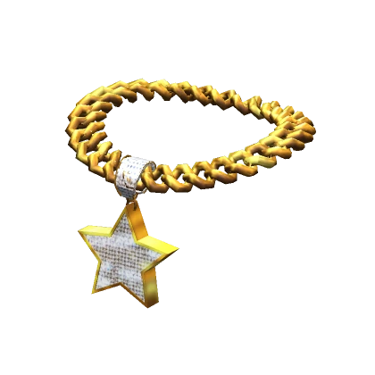 R̶$̶1̶0̶0̶ Star Gold Diamond Chain Bling