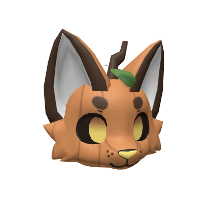 Pumpkin Kitty Furry Head