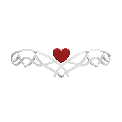 Garnet Heart Tiara