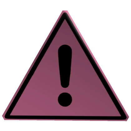 Pink ALERT! Warning Sign