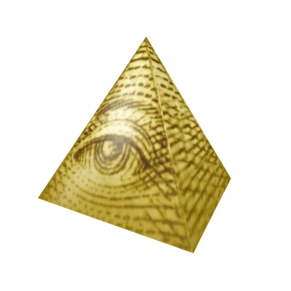 Golden Illuminati Head