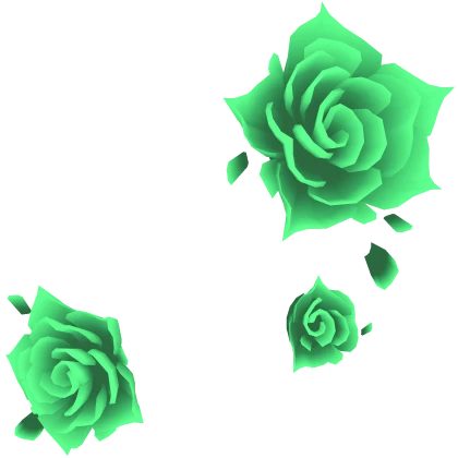 Glowing Flowers Green Mask Accessory